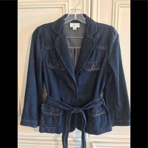 Ann Taylor LOFT summer weight denim blazer